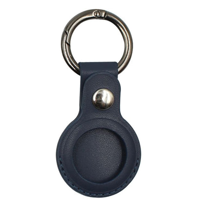 Faux AirTag Holder Keyring Leather