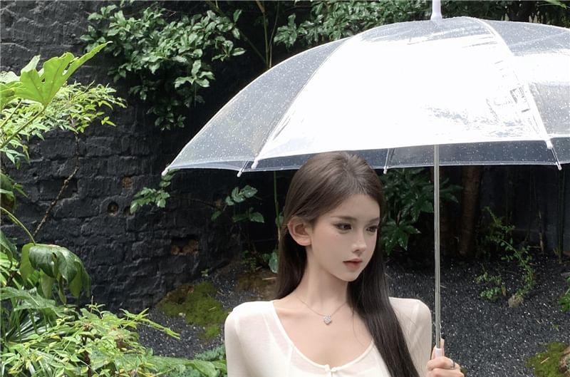 Flared-Sleeve Asymmetrical Tee, Cropped Camisole, and Mini A-Line Skirt