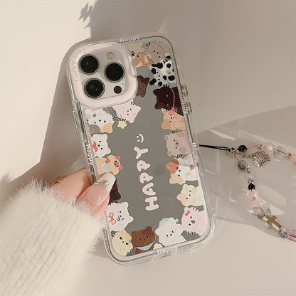 Mirrored Cat Case Phone