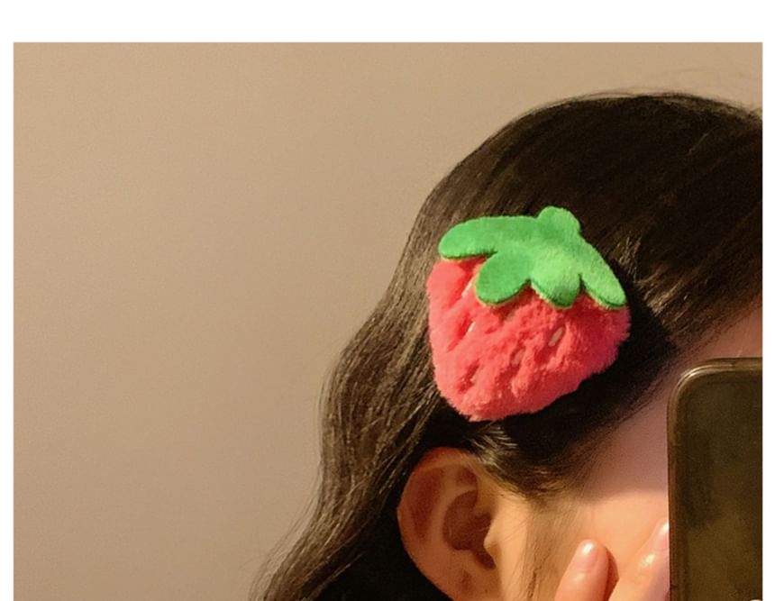 Hair Strawberry Set / Clip Designs) (Various Chenille