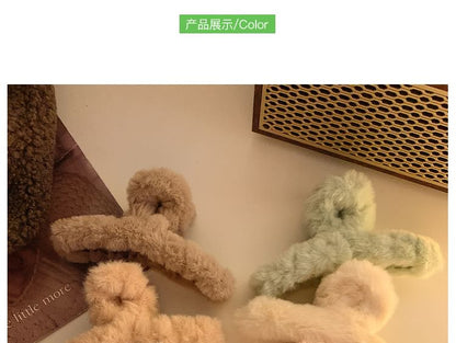 Clamp Chenille Plain Hair