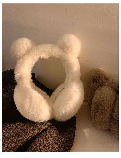 Bear Ear Earmuffs Chenille