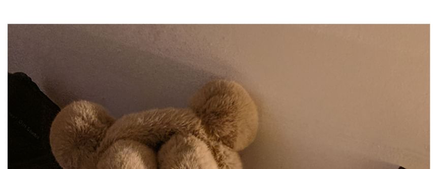 Bear Ear Earmuffs Chenille