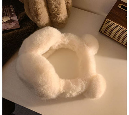 Bear Ear Earmuffs Chenille