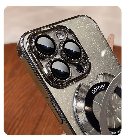 Phone Stand Case Ring Glitter