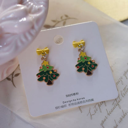 Drop Christmas On / Tree Clip Earring