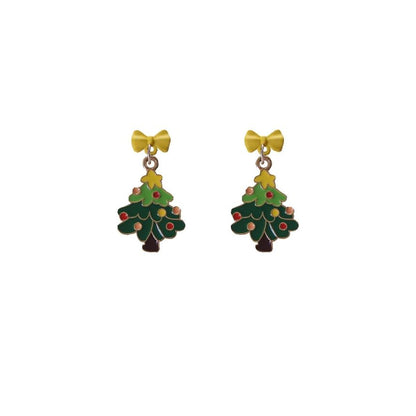 Drop Christmas On / Tree Clip Earring