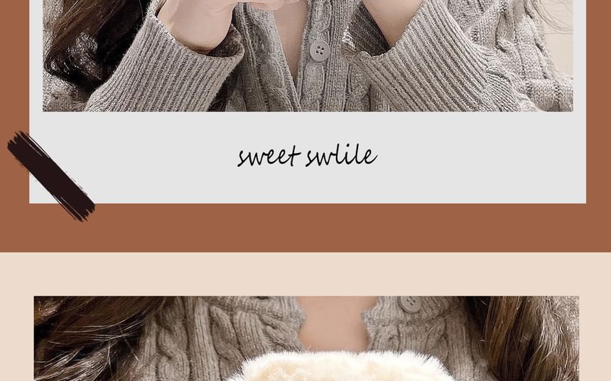 Chenille Bow Case Phone