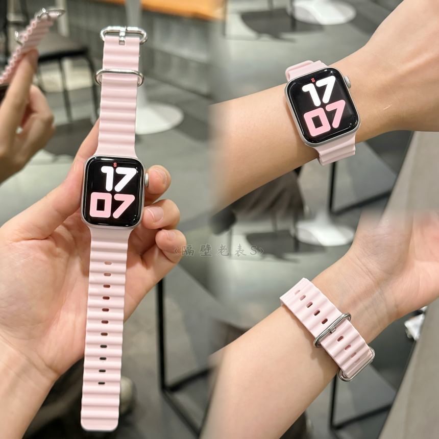 Protective Silicone Band Watch Plastic Apple / Milanese Strap Case Nylon