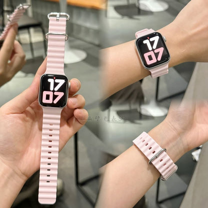 Protective Silicone Band Watch Plastic Apple / Milanese Strap Case Nylon