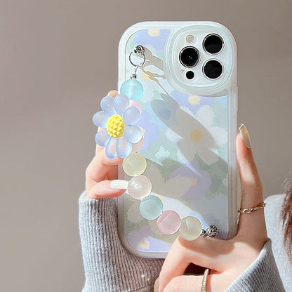 Case Floral Phone Strap