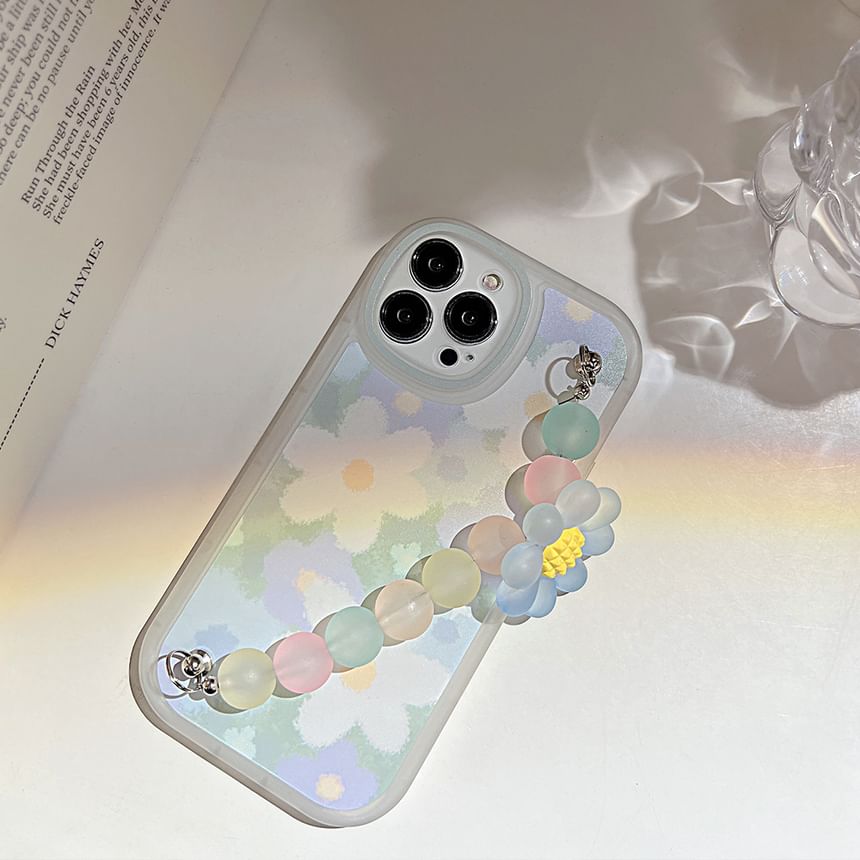 Case Floral Phone Strap