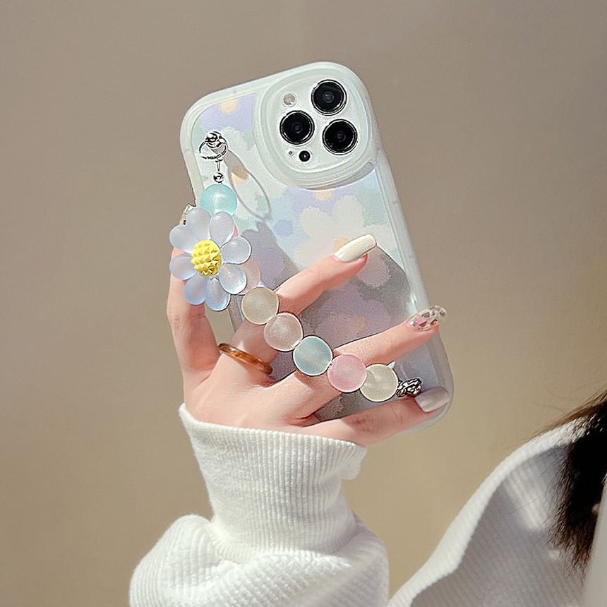 Case Floral Phone Strap