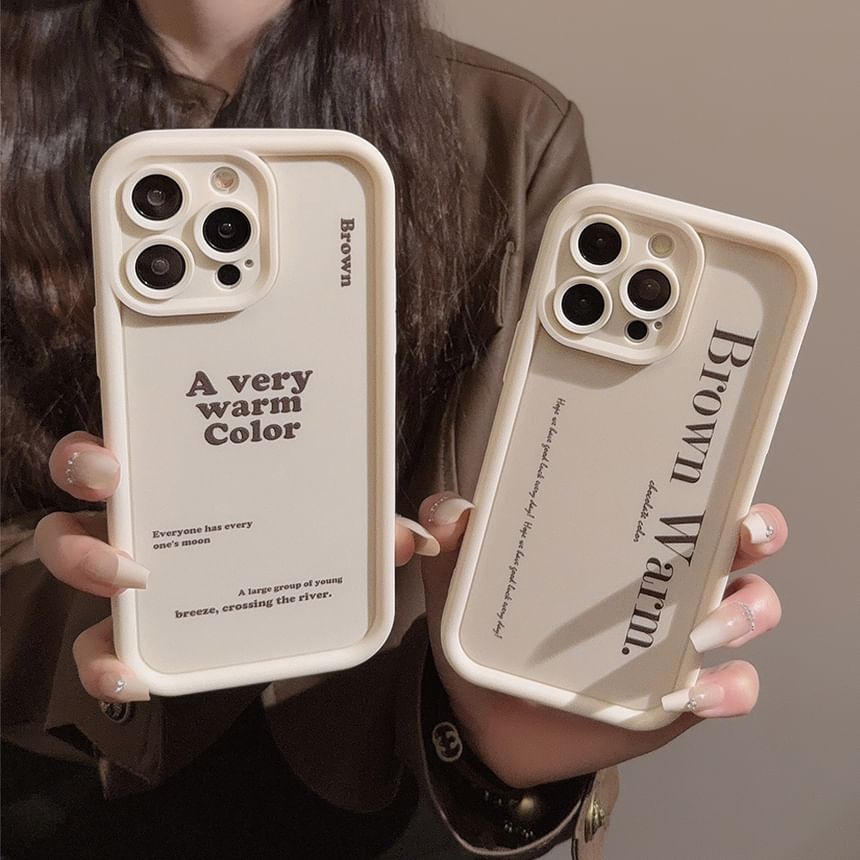 Lettering Phone Case