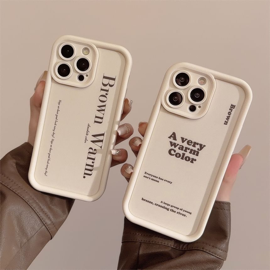 Lettering Phone Case