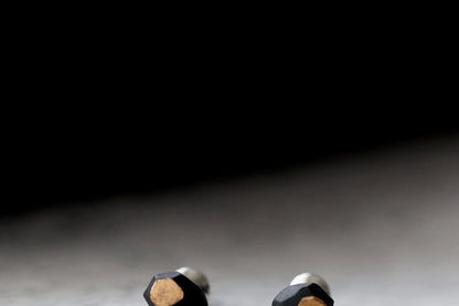 Geometric Stud Earring Ceramic