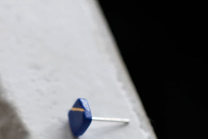 Stud Earring Ceramic Square