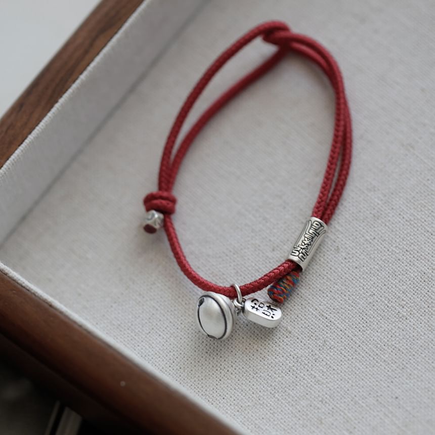 Silver Bracelet String Bell