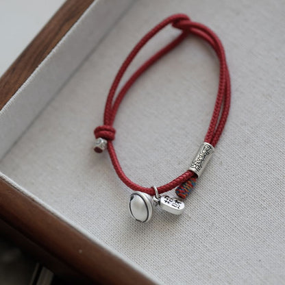 Silver Bracelet String Bell