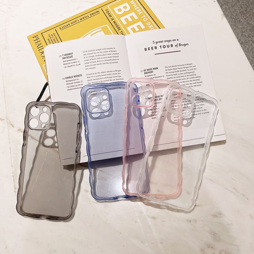 Phone Wavy Case Transparent
