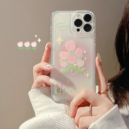 Holographic Case Phone Tulip