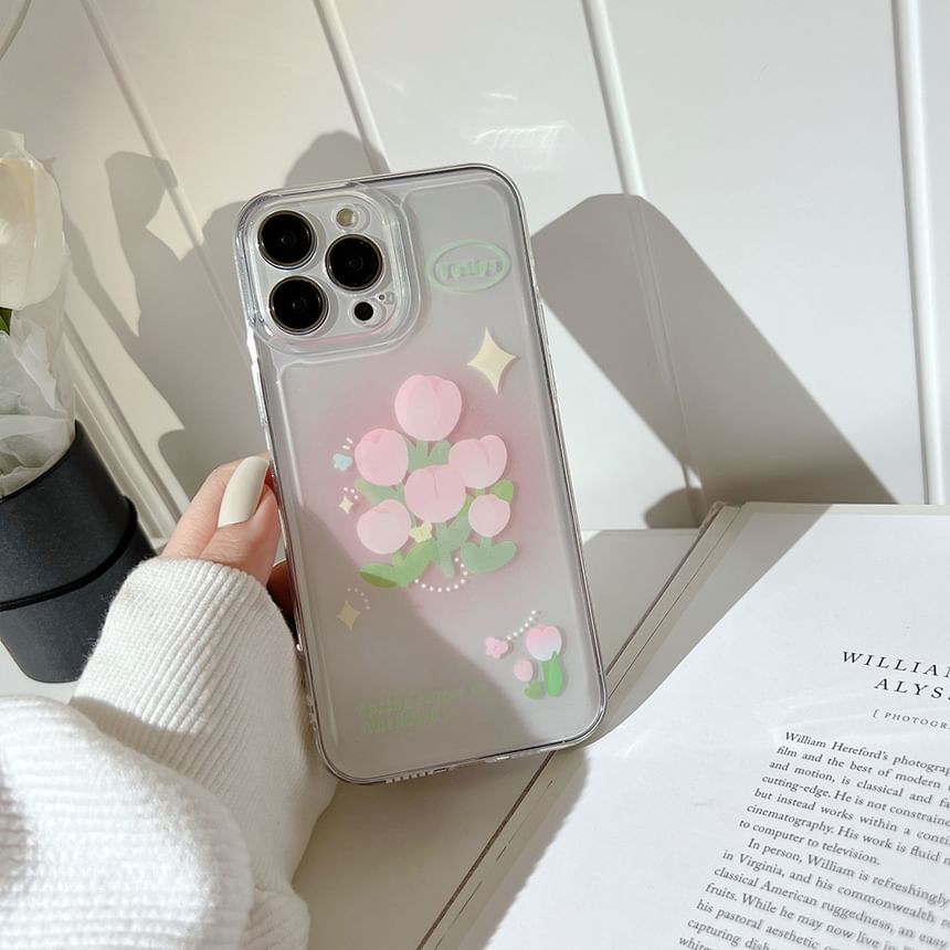 Holographic Case Phone Tulip