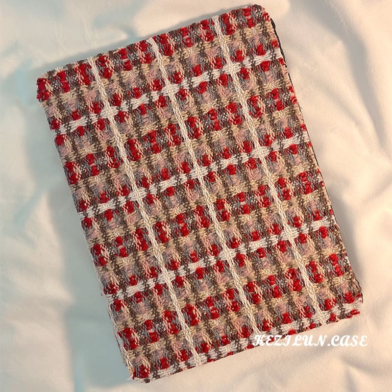 Case Knit iPad Plaid