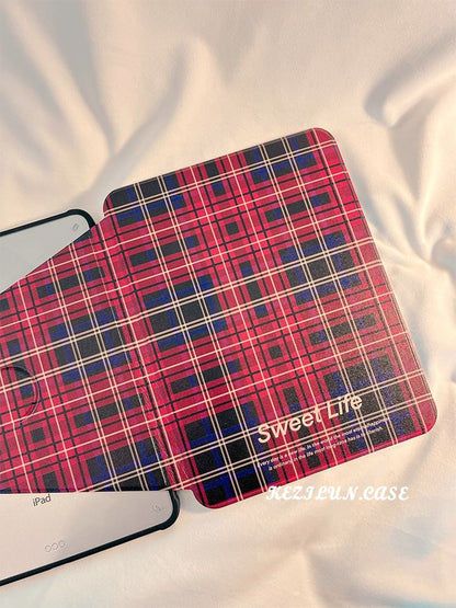 iPad Plaid Case