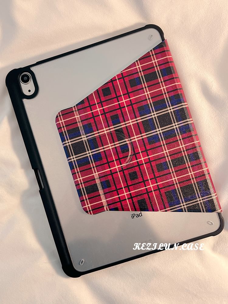 iPad Plaid Case
