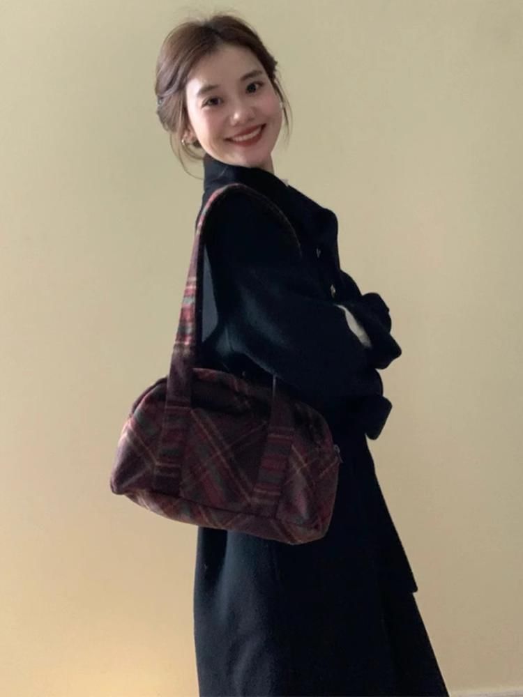 Collared Button-Up Wrapped Plain Long Coat