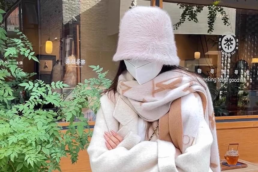 Double Breasted Plain Long Coat