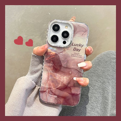 Print Phone Floral Case Marble