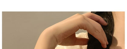 (Various / Designs) Tie Scrunchie Hair Pearl Clip Mesh Rose Faux