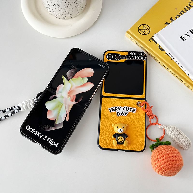 Lettering Phone Case Bear