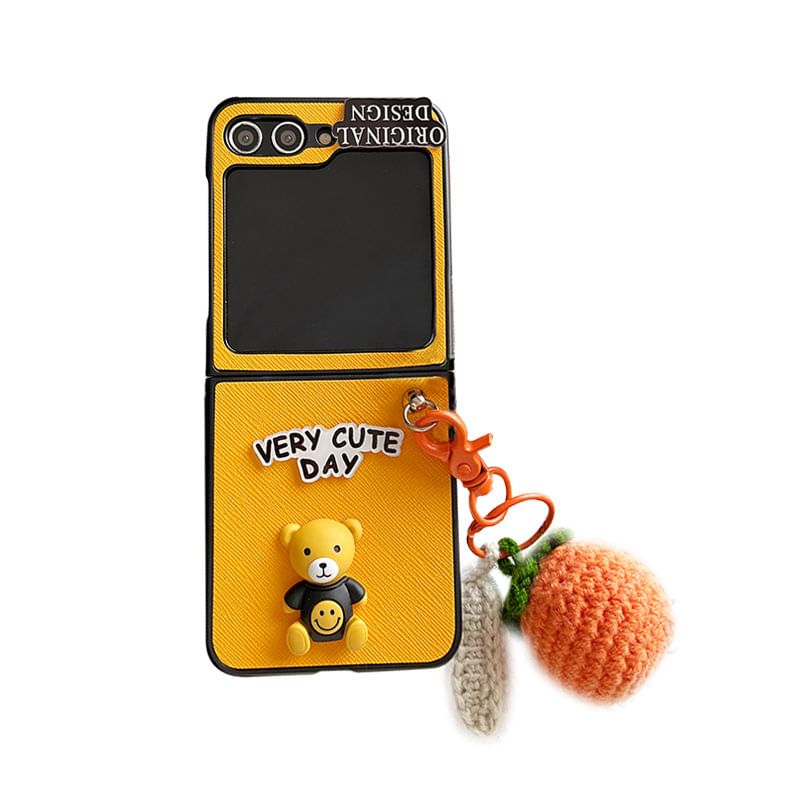 Lettering Phone Case Bear