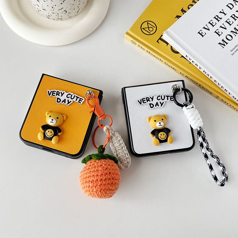 Lettering Phone Case Bear