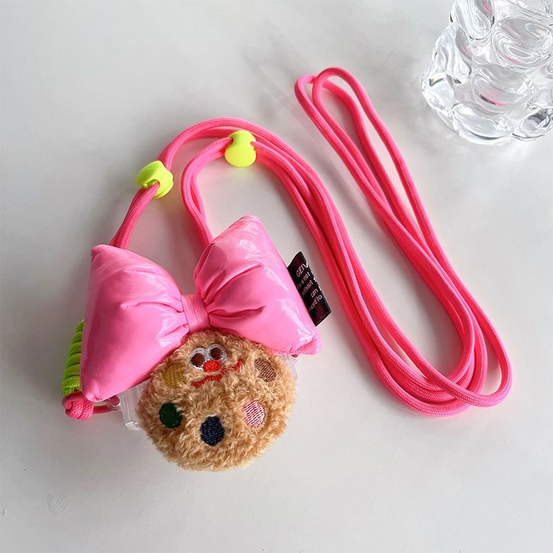 Phone Set Cookie Clip Lanyard Bow /