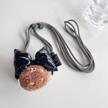 Phone Set Cookie Clip Lanyard Bow /