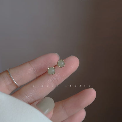 Earring Stud Sterling Bead Silver