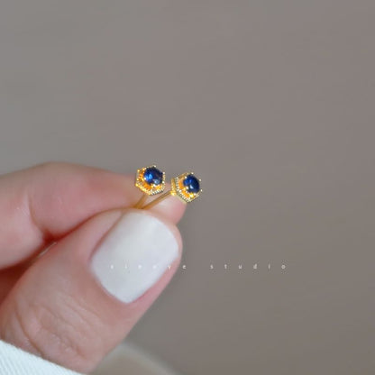 Stud Silver Sterling Earring Rhinestone