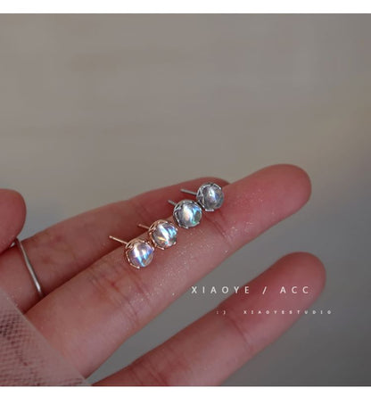 Stud Silver Gemstone Earring Sterling Faux