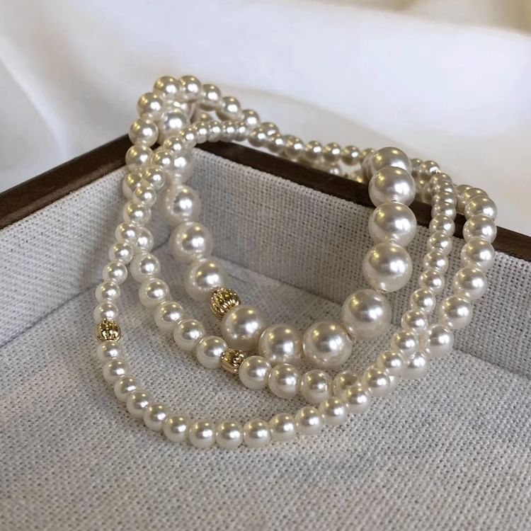 Bracelet Faux Pearl