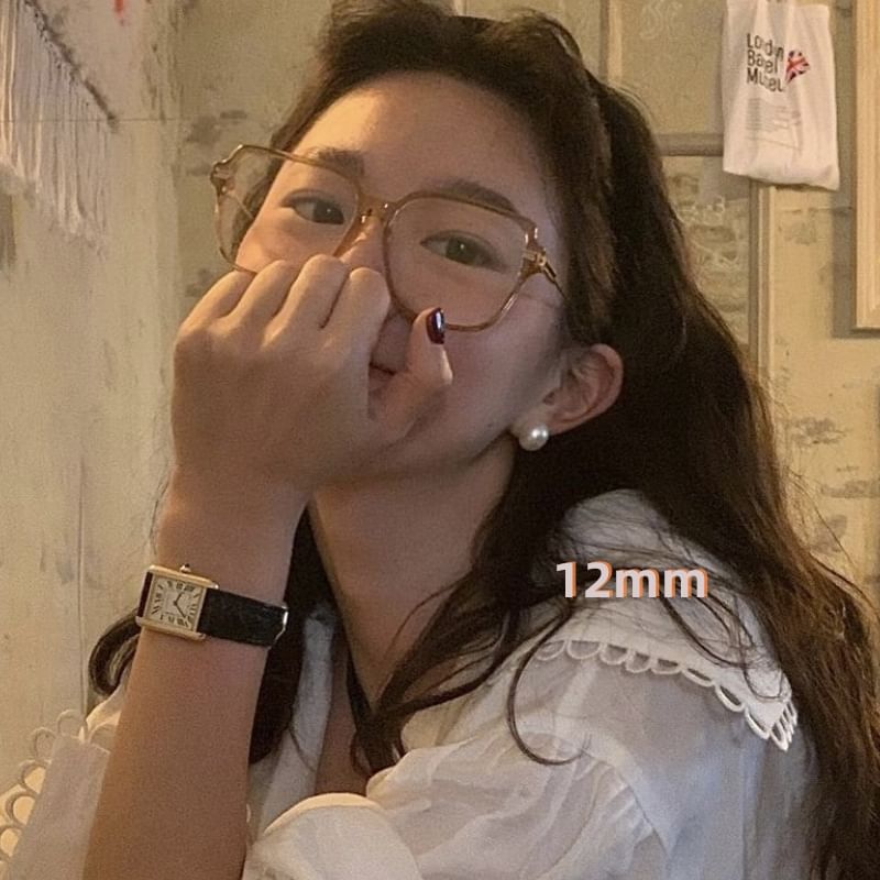 Earring Faux Stud Sterling Pearl Silver