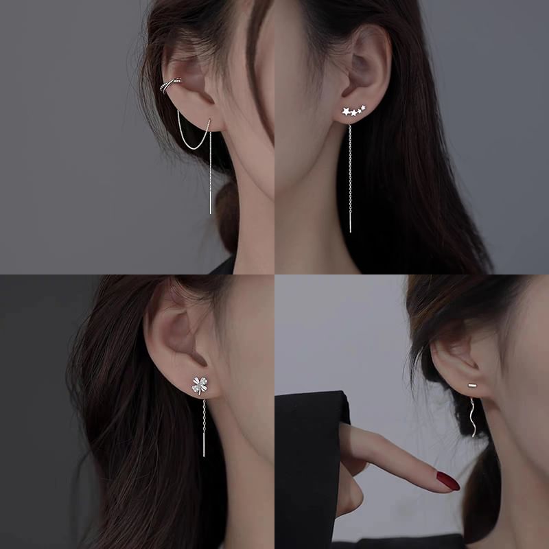 (Various Earring Threader Designs)