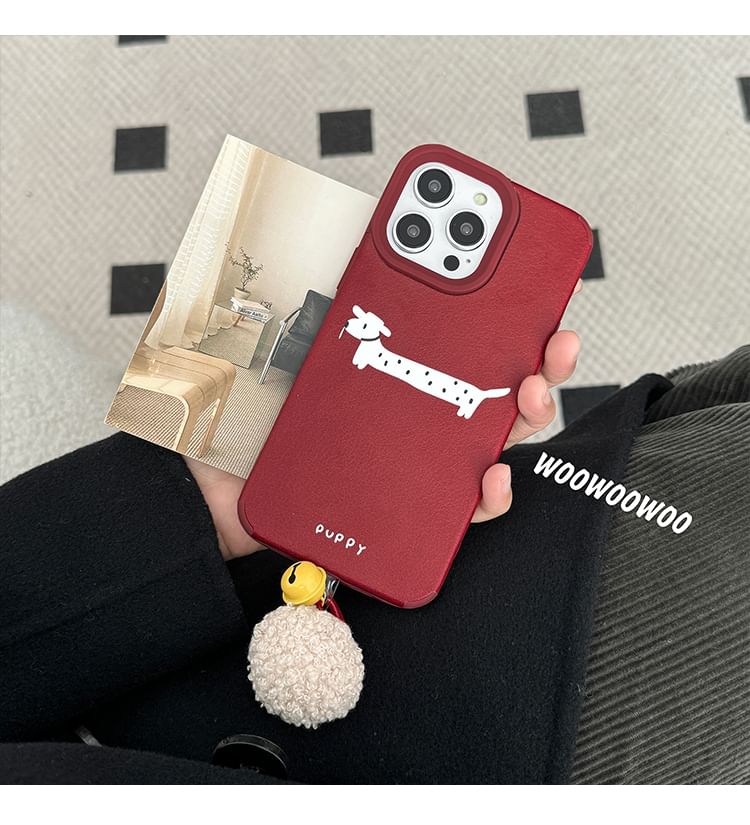 Pom Bell Dog Phone Case
