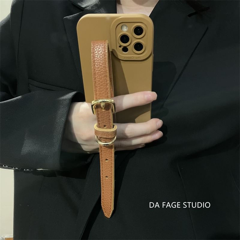 Phone Pearl Faux Case Strap