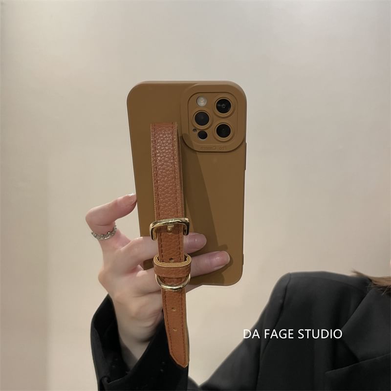 Phone Pearl Faux Case Strap