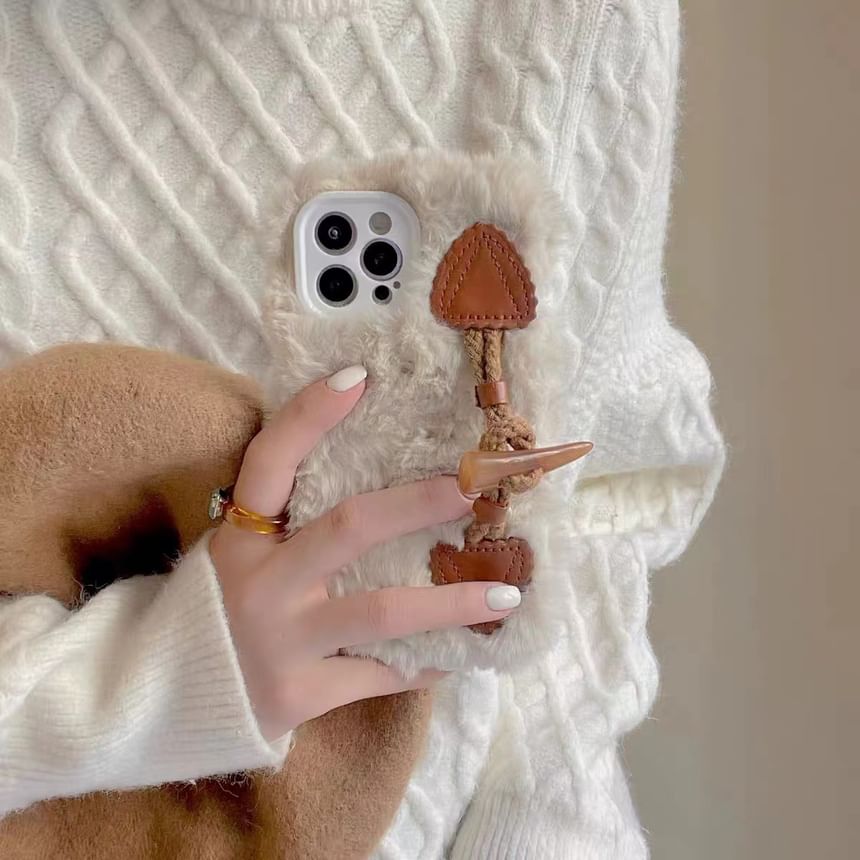 Case Phone Toggle Button Chenille