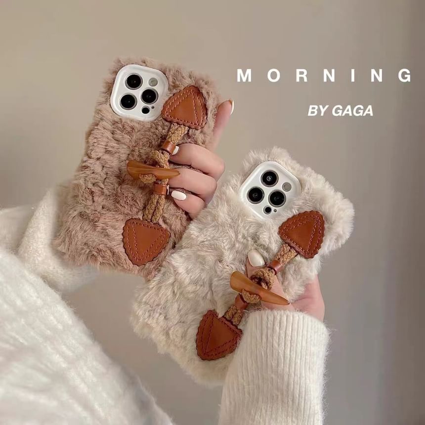 Case Phone Toggle Button Chenille