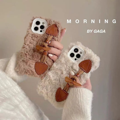 Case Phone Toggle Button Chenille